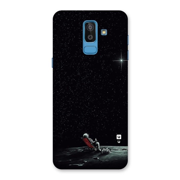 Resting Spaceman Face Back Case for Galaxy J8