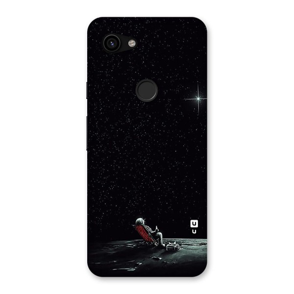 Resting Spaceman Face Back Case for Google Pixel 3a