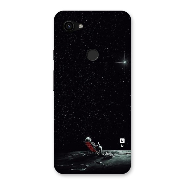Resting Spaceman Face Back Case for Google Pixel 3a XL