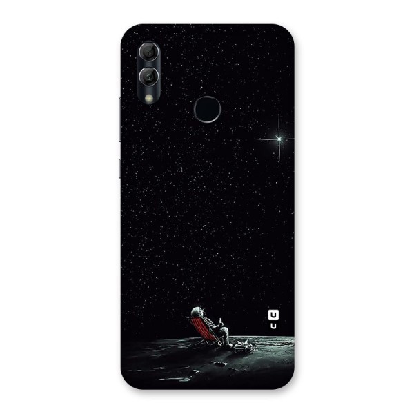 Resting Spaceman Face Back Case for Honor 10 Lite