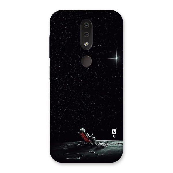 Resting Spaceman Face Back Case for Nokia 4.2