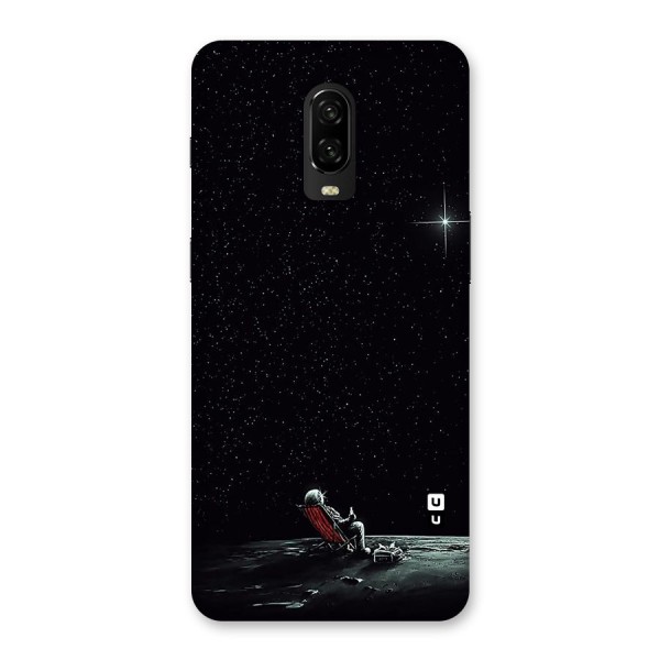 Resting Spaceman Face Back Case for OnePlus 6T