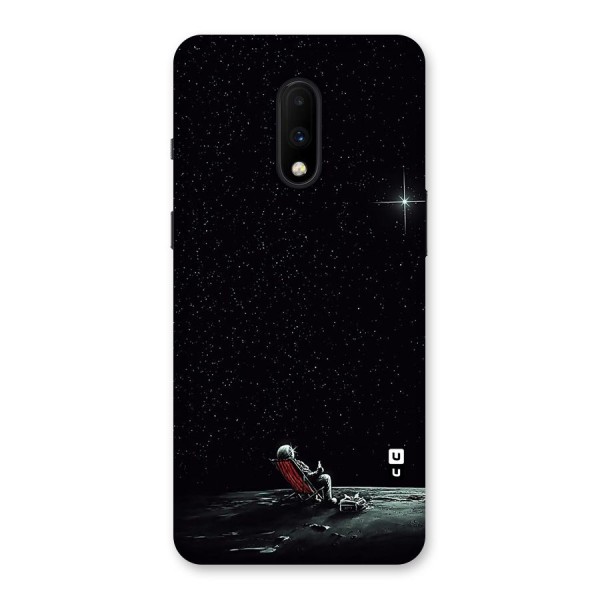 Resting Spaceman Face Back Case for OnePlus 7