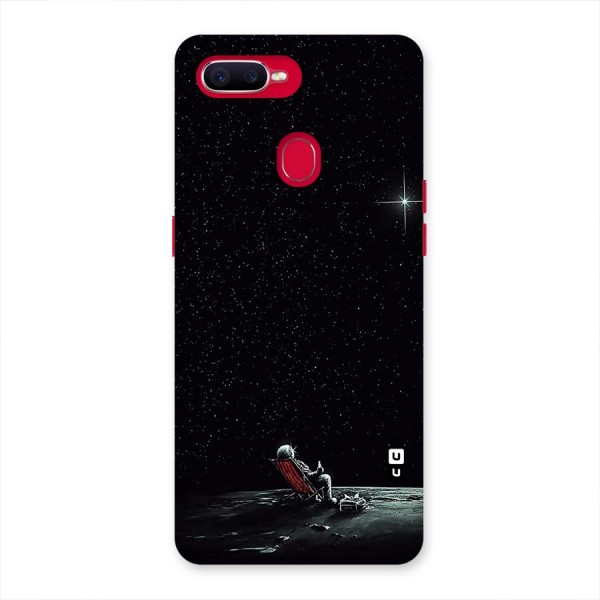 Resting Spaceman Face Back Case for Oppo F9 Pro