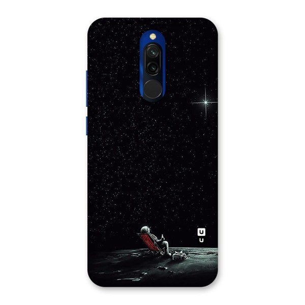 Resting Spaceman Face Back Case for Redmi 8