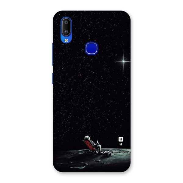 Resting Spaceman Face Back Case for Vivo Y91