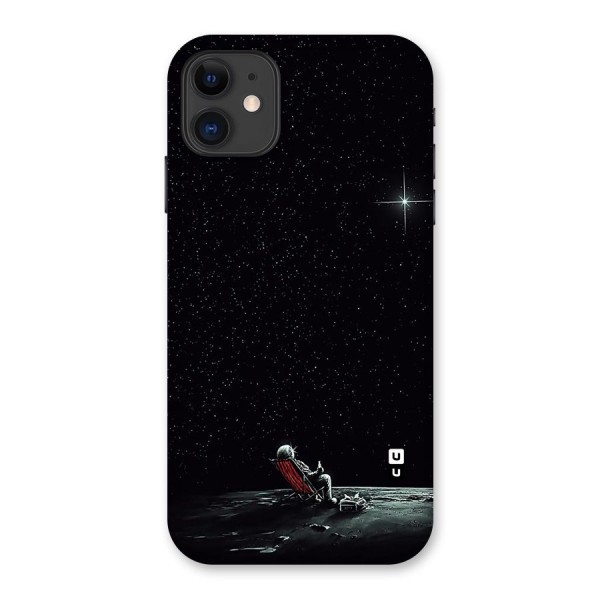 Resting Spaceman Face Back Case for iPhone 11
