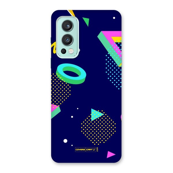 Retro Abstract Back Case for OnePlus Nord 2 5G