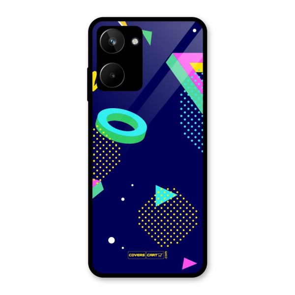 Retro Abstract Glass Back Case for Realme 10