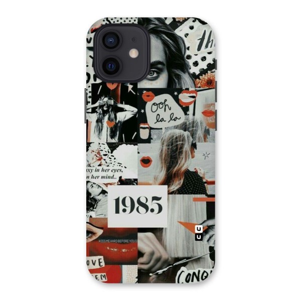 Retro Pattern Back Case for iPhone 12