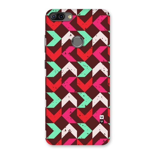 Retro Red Pink Pattern Back Case for Infinix Hot 6 Pro