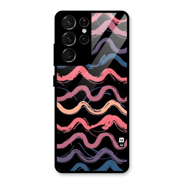 Ribbon Art Glass Back Case for Galaxy S21 Ultra 5G