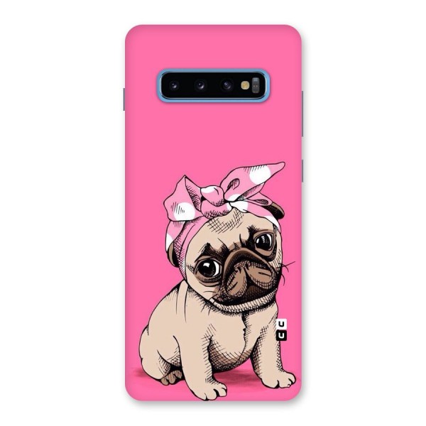 Ribbon Doggo Back Case for Galaxy S10 Plus