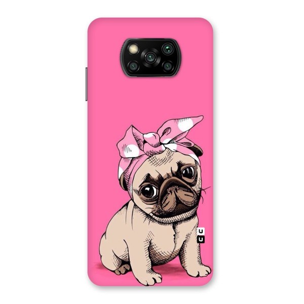Ribbon Doggo Back Case for Poco X3