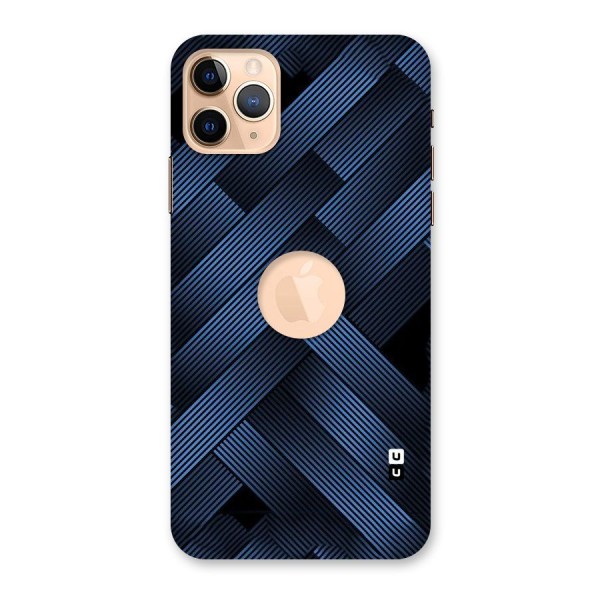 Ribbon Stripes Back Case for iPhone 11 Pro Max Logo Cut