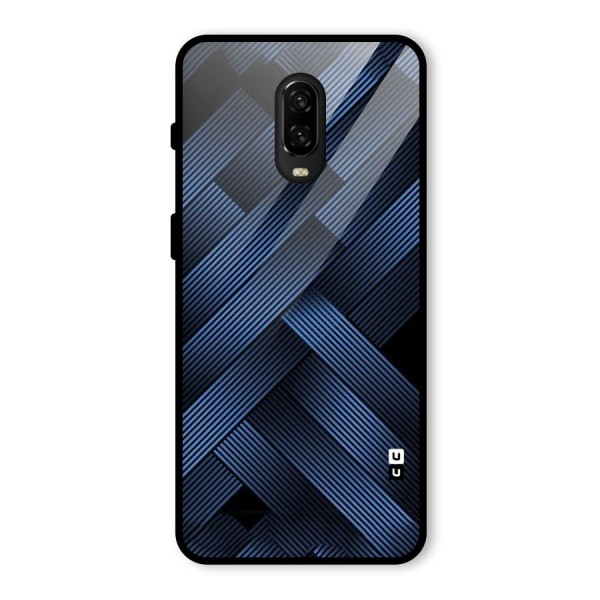 Ribbon Stripes Glass Back Case for OnePlus 6T
