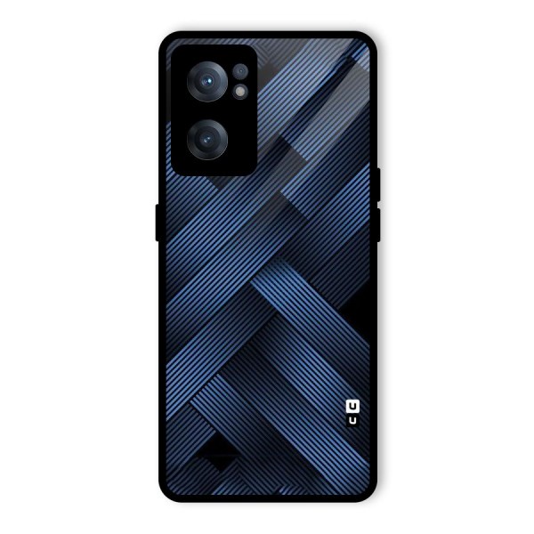 Ribbon Stripes Glass Back Case for OnePlus Nord CE 2 5G