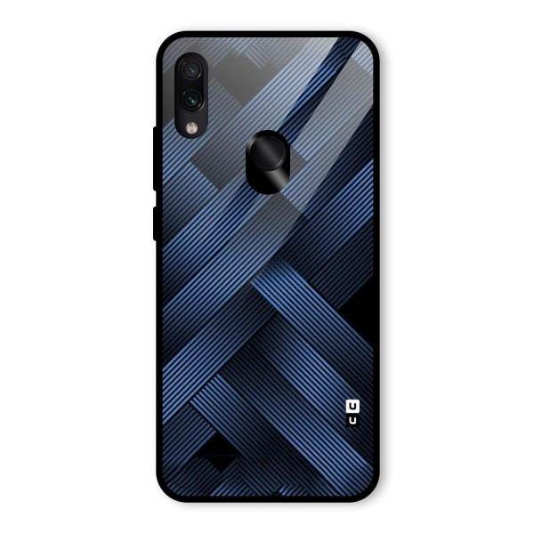 Ribbon Stripes Glass Back Case for Redmi Note 7 Pro