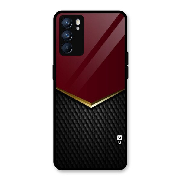 Rich Design Glass Back Case for Oppo Reno6 5G