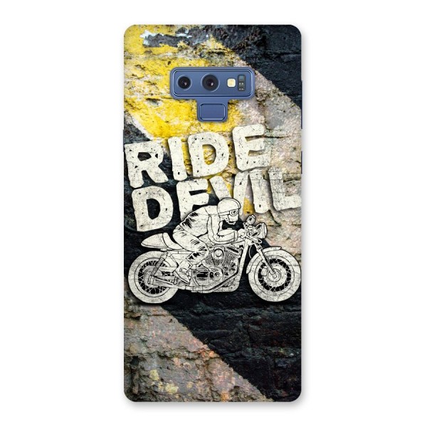 Ride Devil Back Case for Galaxy Note 9