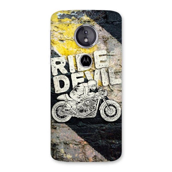 Ride Devil Back Case for Moto E5