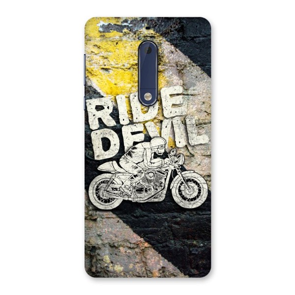 Ride Devil Back Case for Nokia 5