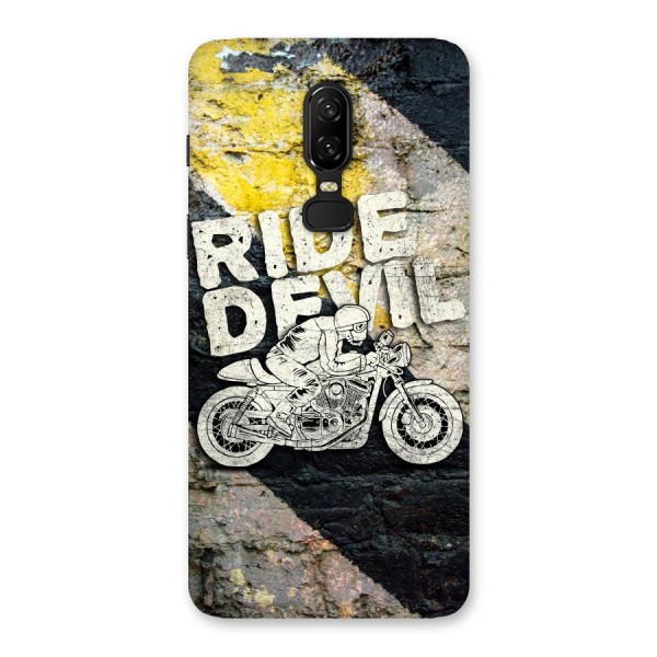 Ride Devil Back Case for OnePlus 6