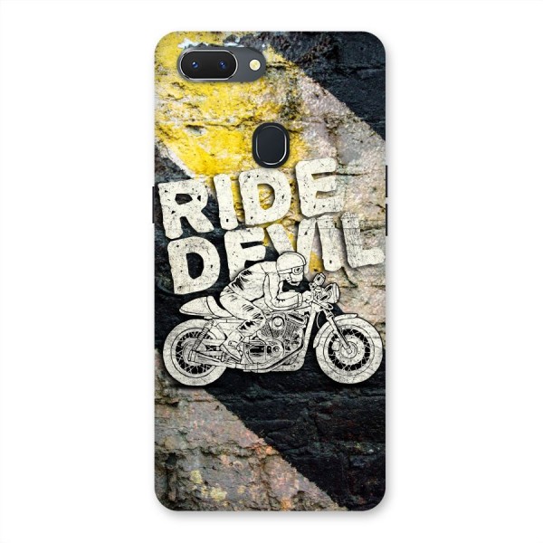 Ride Devil Back Case for Oppo Realme 2