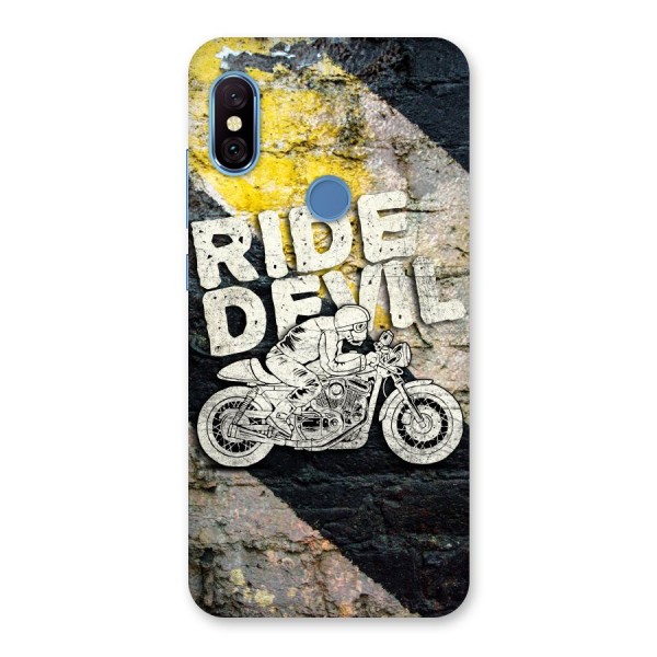 Ride Devil Back Case for Redmi Note 6 Pro