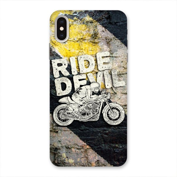Ride Devil Back Case for iPhone XS Max