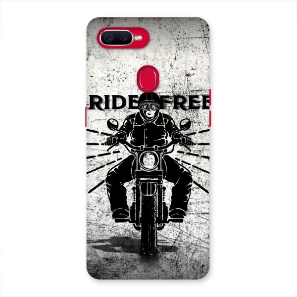 Ride Free Back Case for Oppo F9 Pro