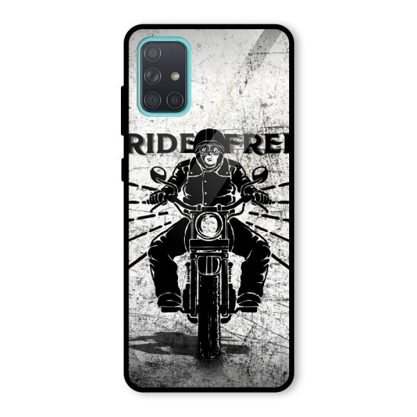 Ride Free Glass Back Case for Galaxy A71