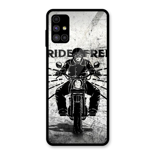 Ride Free Glass Back Case for Galaxy M51