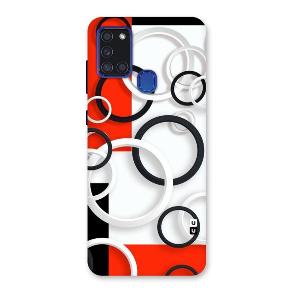 Rings Abstract Back Case for Galaxy A21s