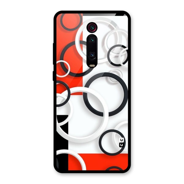 Rings Abstract Glass Back Case for Redmi K20 Pro
