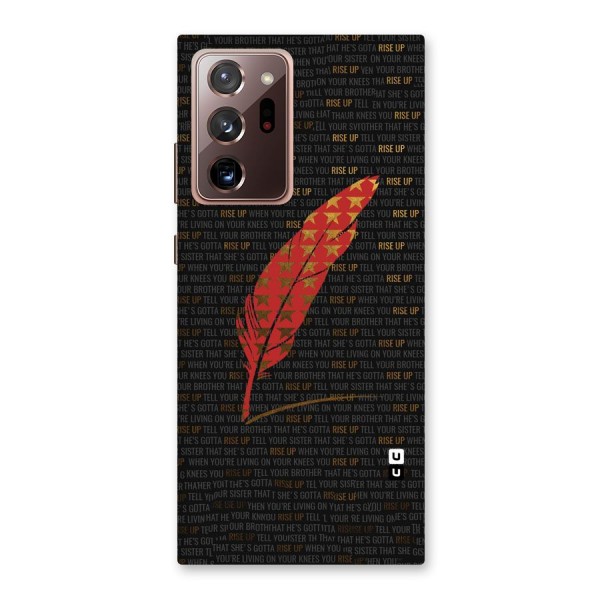 Rise Up Feather Back Case for Galaxy Note 20 Ultra