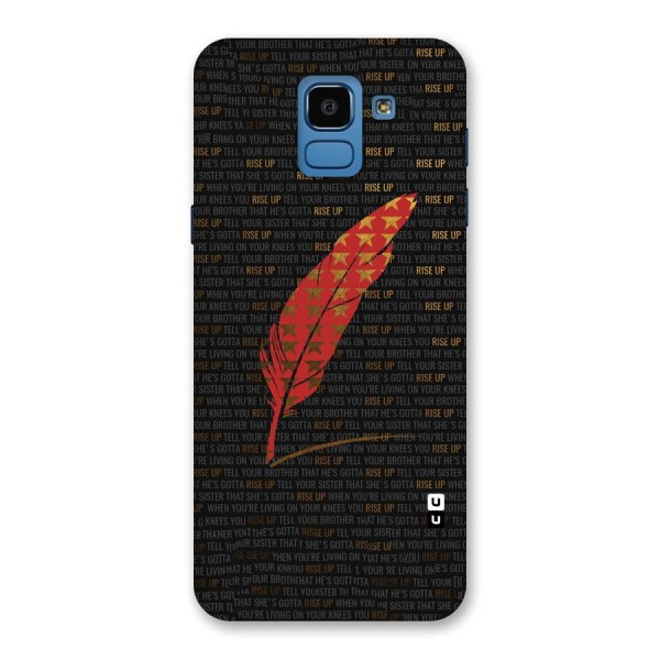 Rise Up Feather Back Case for Galaxy On6
