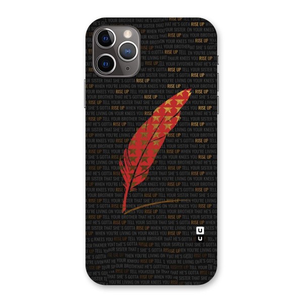 Rise Up Feather Back Case for iPhone 11 Pro Max