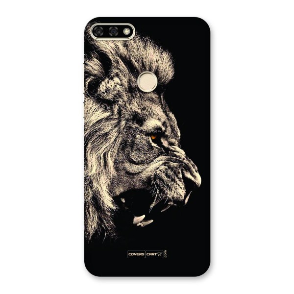 Roaring Lion Back Case for Honor 7A
