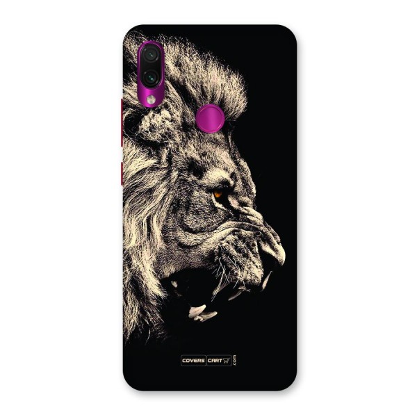 Roaring Lion Back Case for Redmi Note 7 Pro