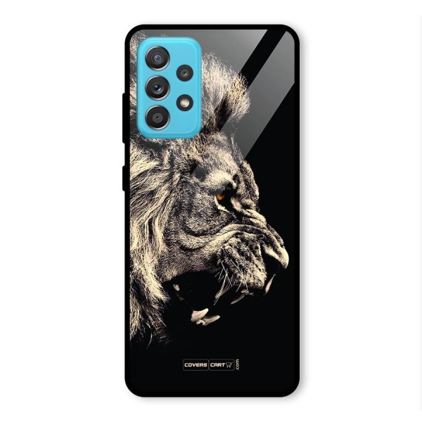 Roaring Lion Glass Back Case for Galaxy A52