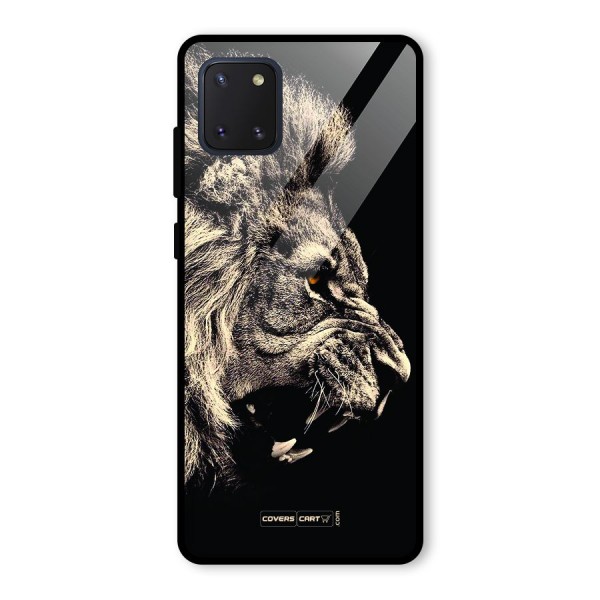 Roaring Lion Glass Back Case for Galaxy Note 10 Lite