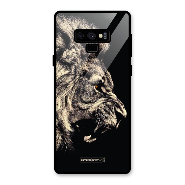 Roaring Lion Glass Back Case for Galaxy Note 9