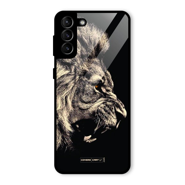 Roaring Lion Glass Back Case for Galaxy S21 Plus