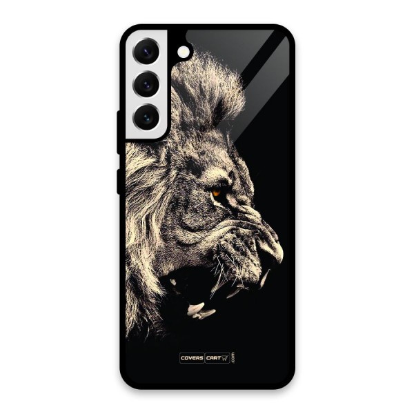 Roaring Lion Glass Back Case for Galaxy S22 Plus 5G