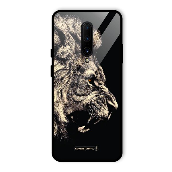 Roaring Lion Glass Back Case for OnePlus 7 Pro