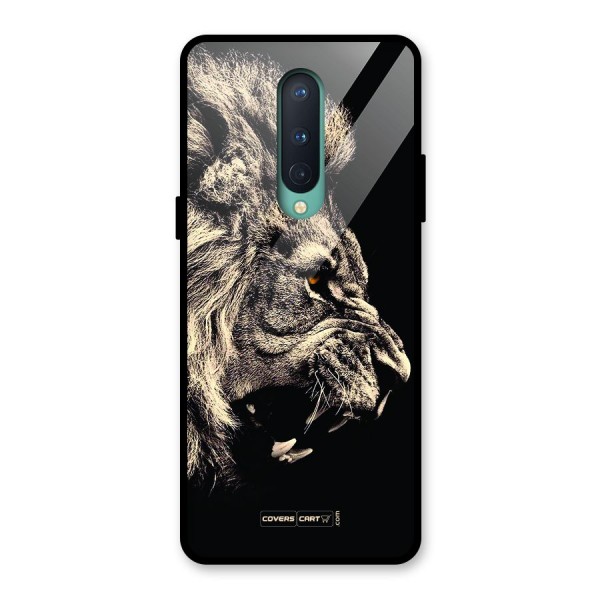 Roaring Lion Glass Back Case for OnePlus 8