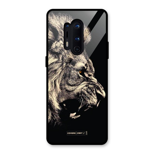 Roaring Lion Glass Back Case for OnePlus 8 Pro