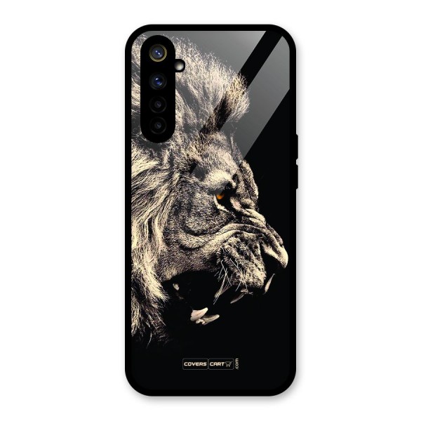 Roaring Lion Glass Back Case for Realme 6i