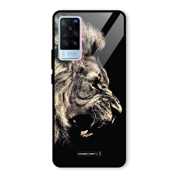 Roaring Lion Glass Back Case for Vivo X60
